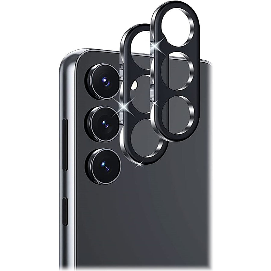SaharaCase - ZeroDamage Camera Lens Protector for Samsung Galaxy S23/S23+ (2-Pack) - Black_0