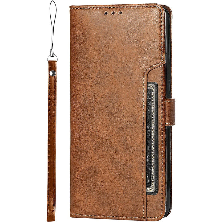 SaharaCase - Folio Wallet Case for Samsung Galaxy S23 - Brown_5