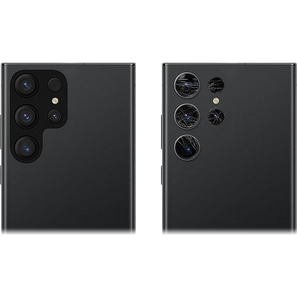 SaharaCase - ZeroDamage Camera Lens Protector for Samsung Galaxy S23 Ultra (2-Pack) - Black_1