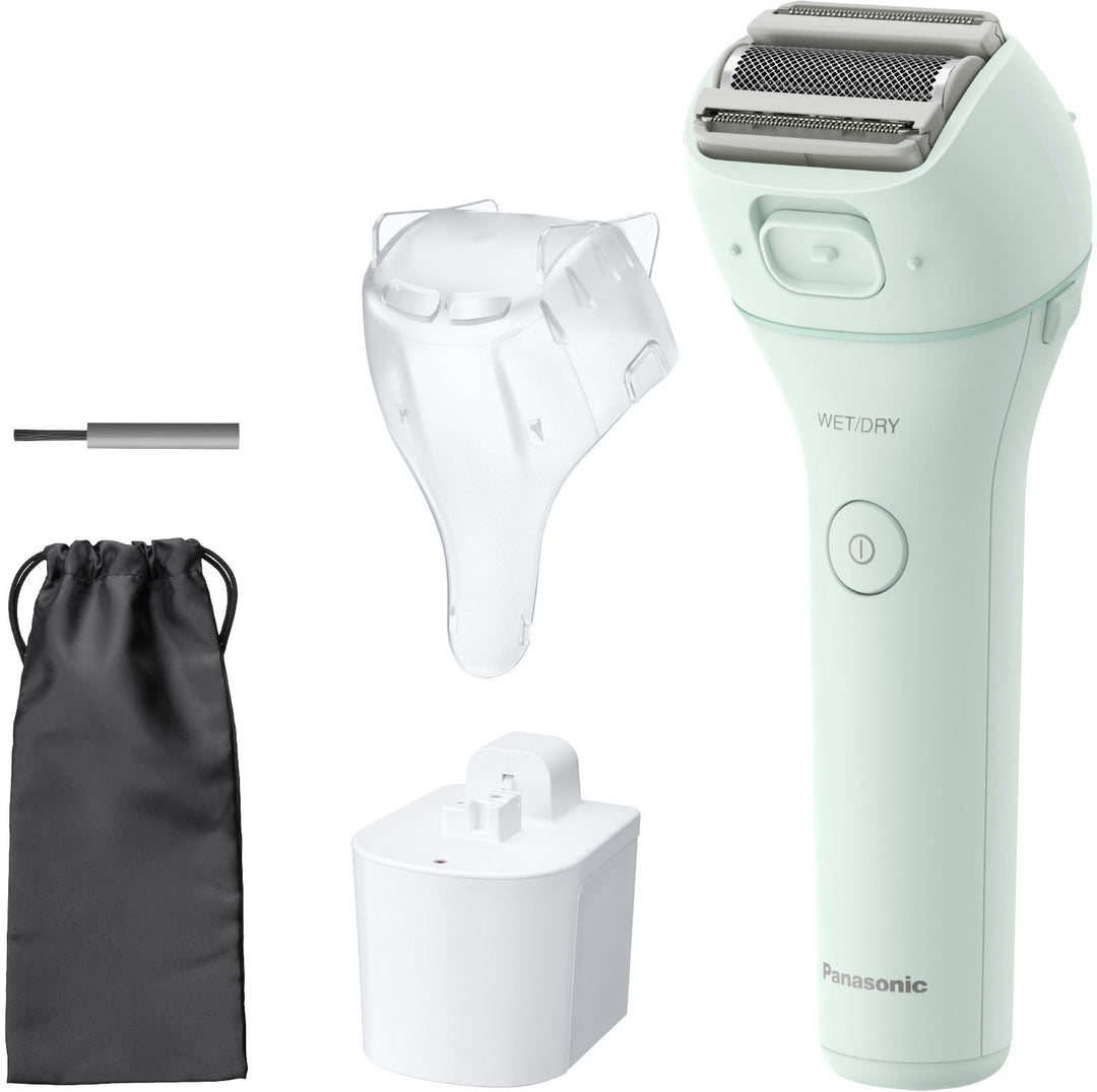 Panasonic - CloseCurves ES-WL60-G Rechargeable Wet/Dry Electric Shaver and Trimmer for Women - Mint_3