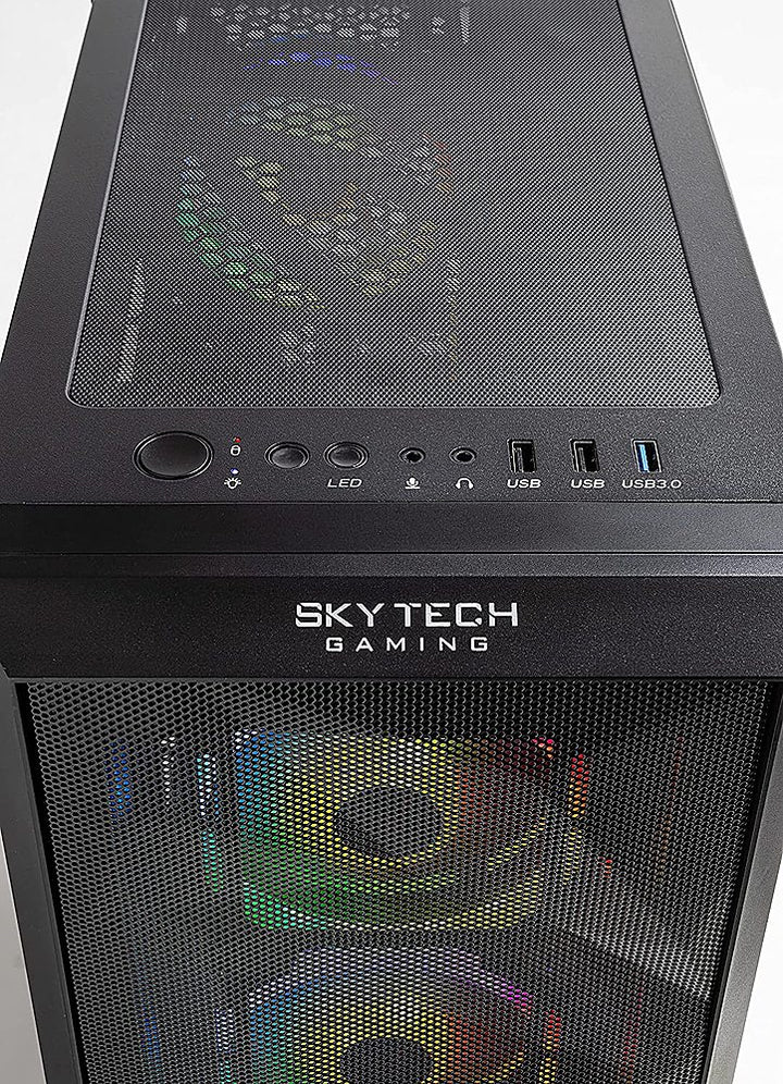 Skytech Gaming - Chronos Mini Gaming Desktop - Intel Core i3-12100F - 16GB Memory - NVIDIA GeForce GTX 1650 - 500GB NVMe SSD - Black_4