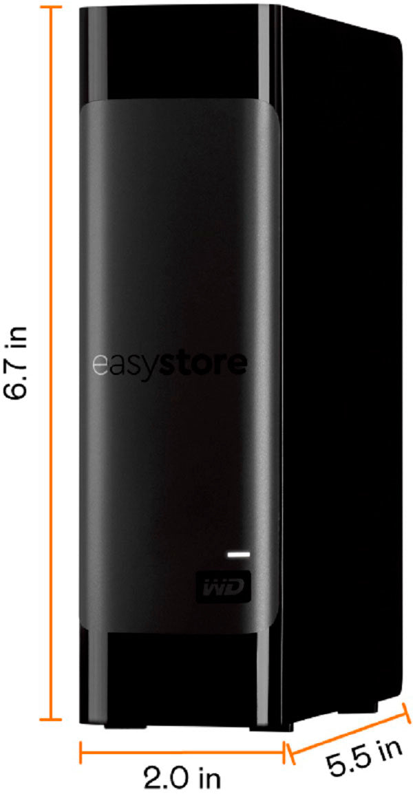 WD - easystore 22TB External USB 3.0 Hard Drive - Black_1