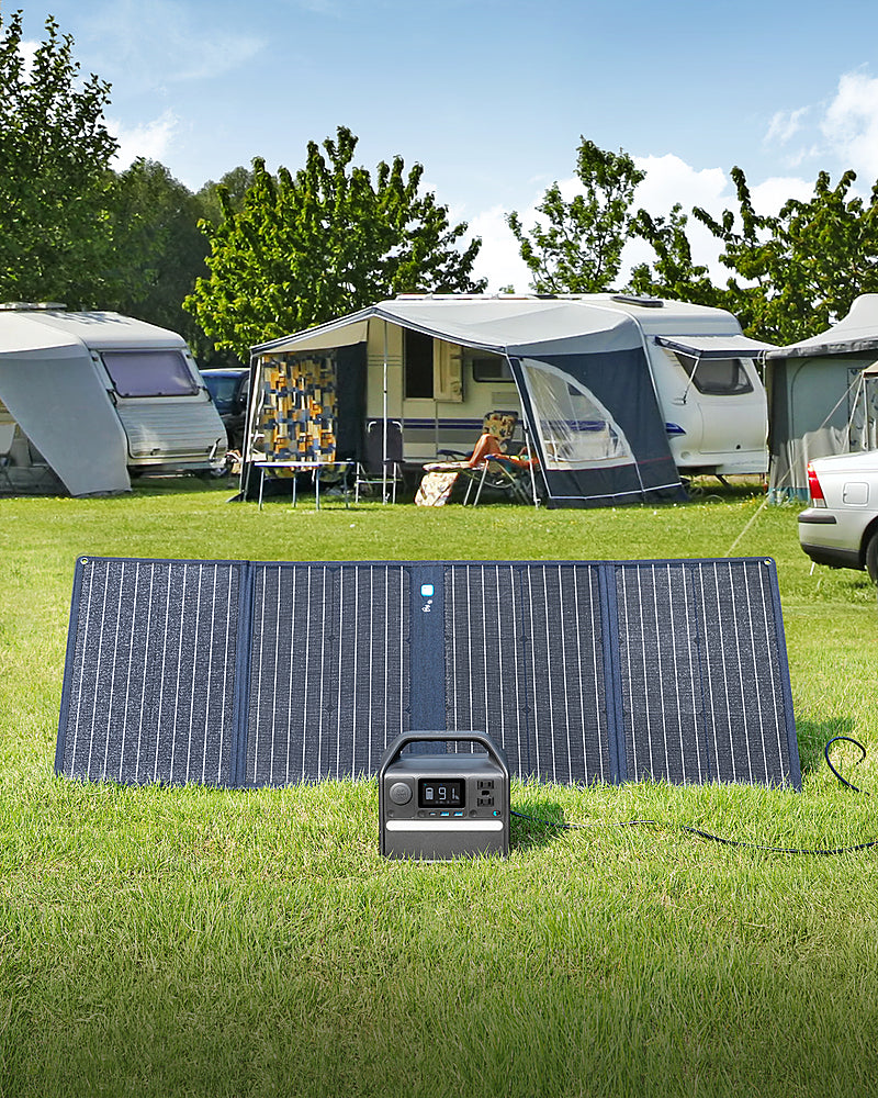 Anker - 625 Solar Panel 100W for Portable Power Station - Black_1