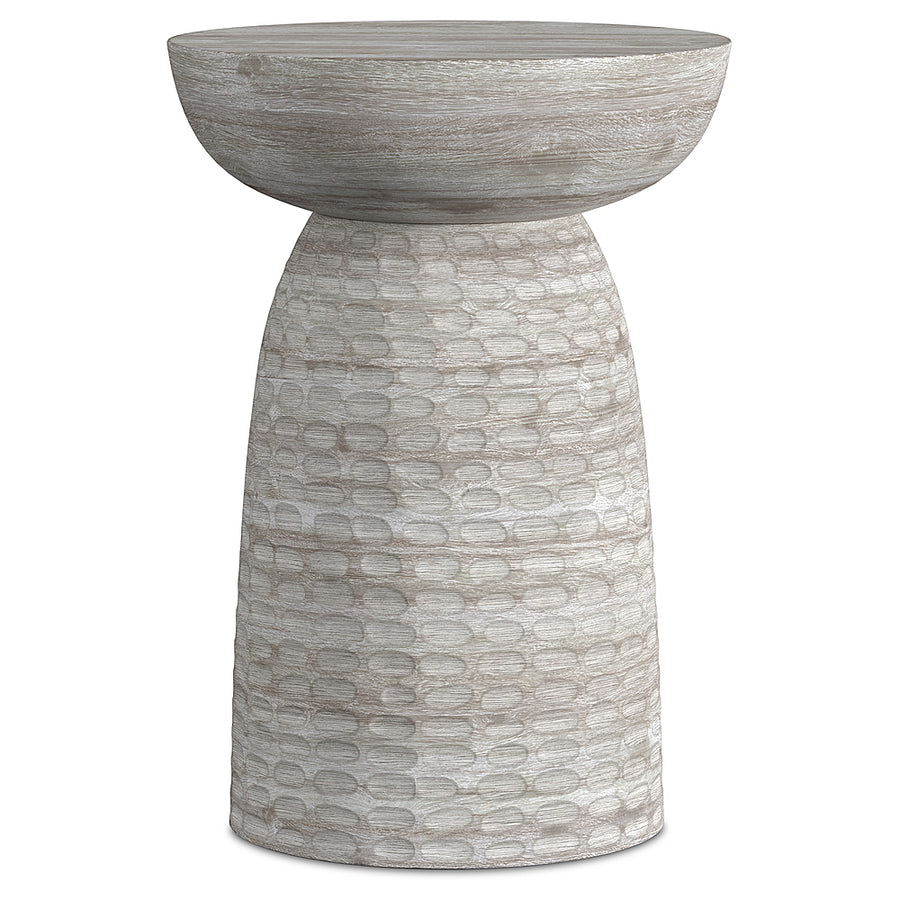 Simpli Home - Boyd Wooden Accent Table - White Wash_0