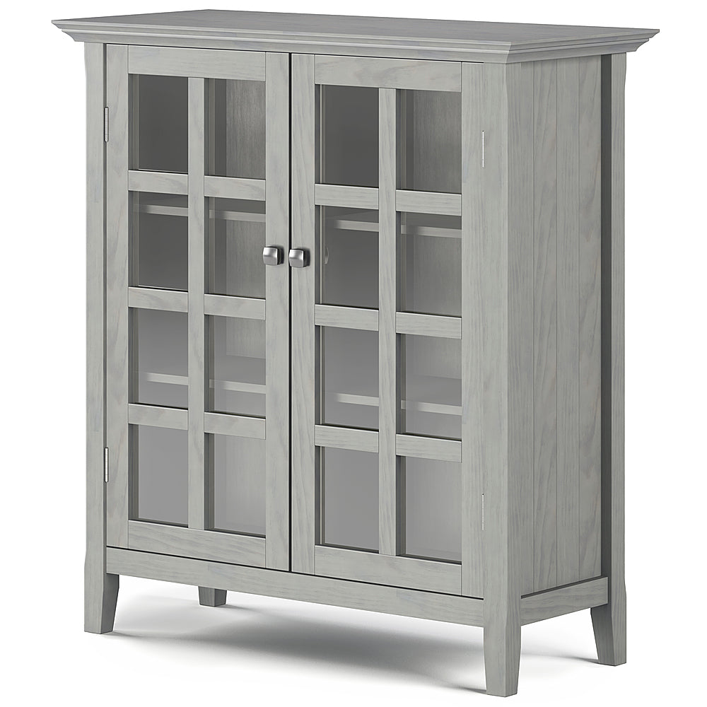 Simpli Home - Acadian Medium Storage Cabinet - Fog Grey_1