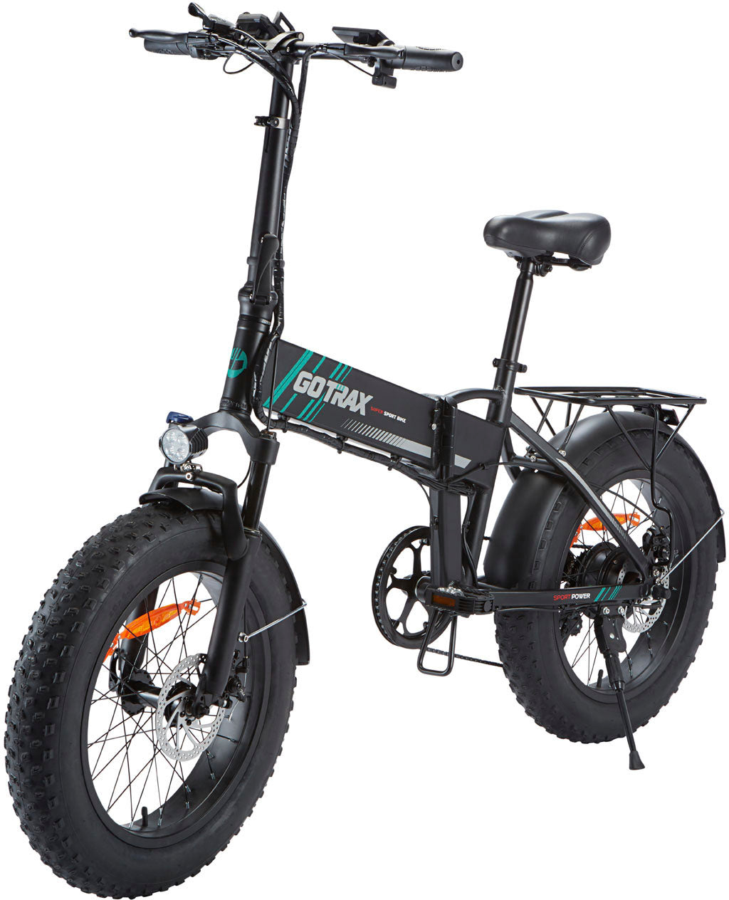 GoTrax - Z4 Pro Foldable Ebike w/ up to 50 mile Max Operating Range and 20 MPH Max Speed - Black_19