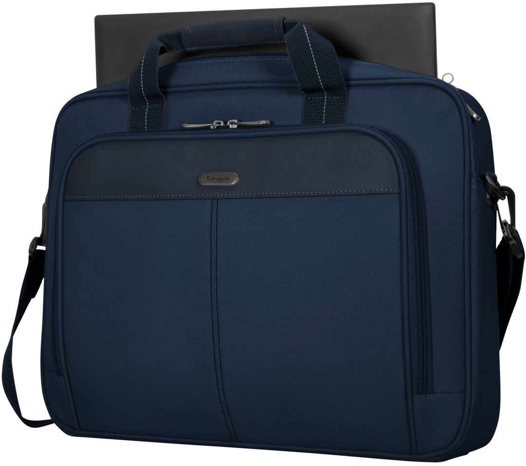 Targus - 15–16” Classic Slim Briefcase - Blue_8