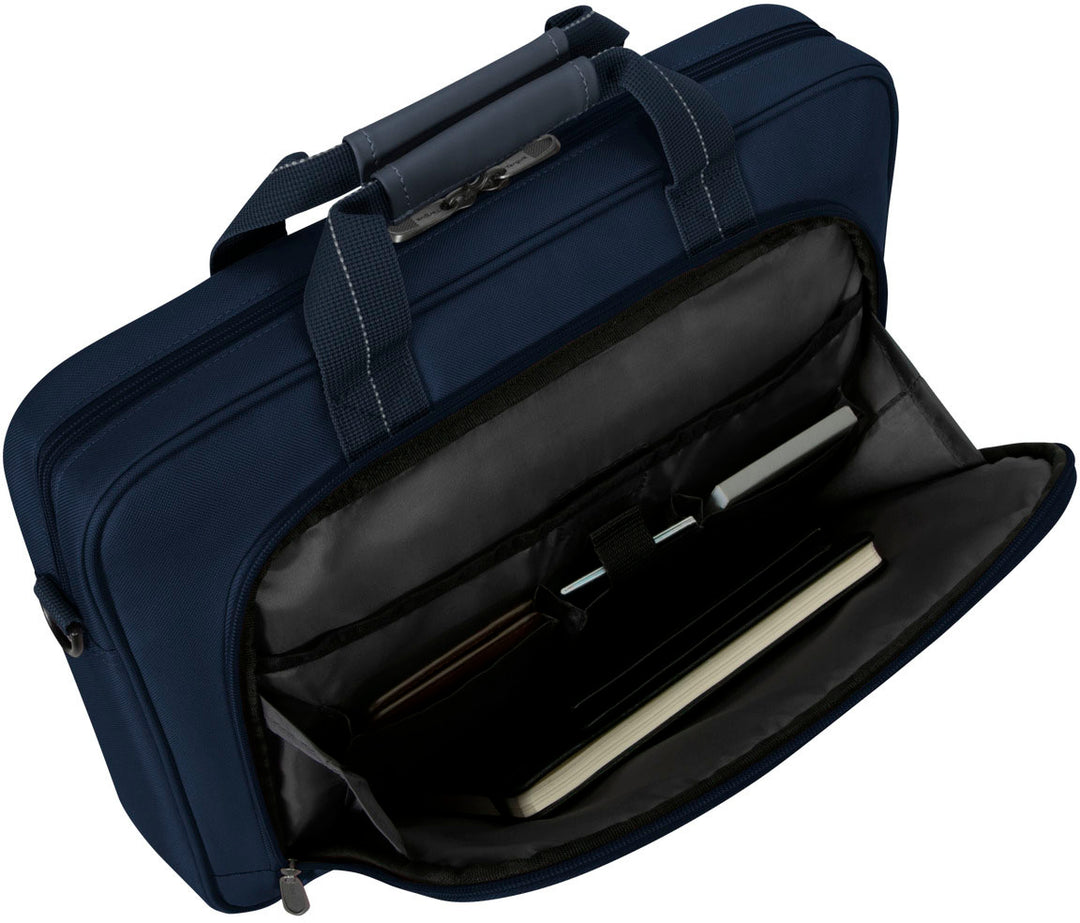 Targus - 15–16” Classic Slim Briefcase - Blue_5