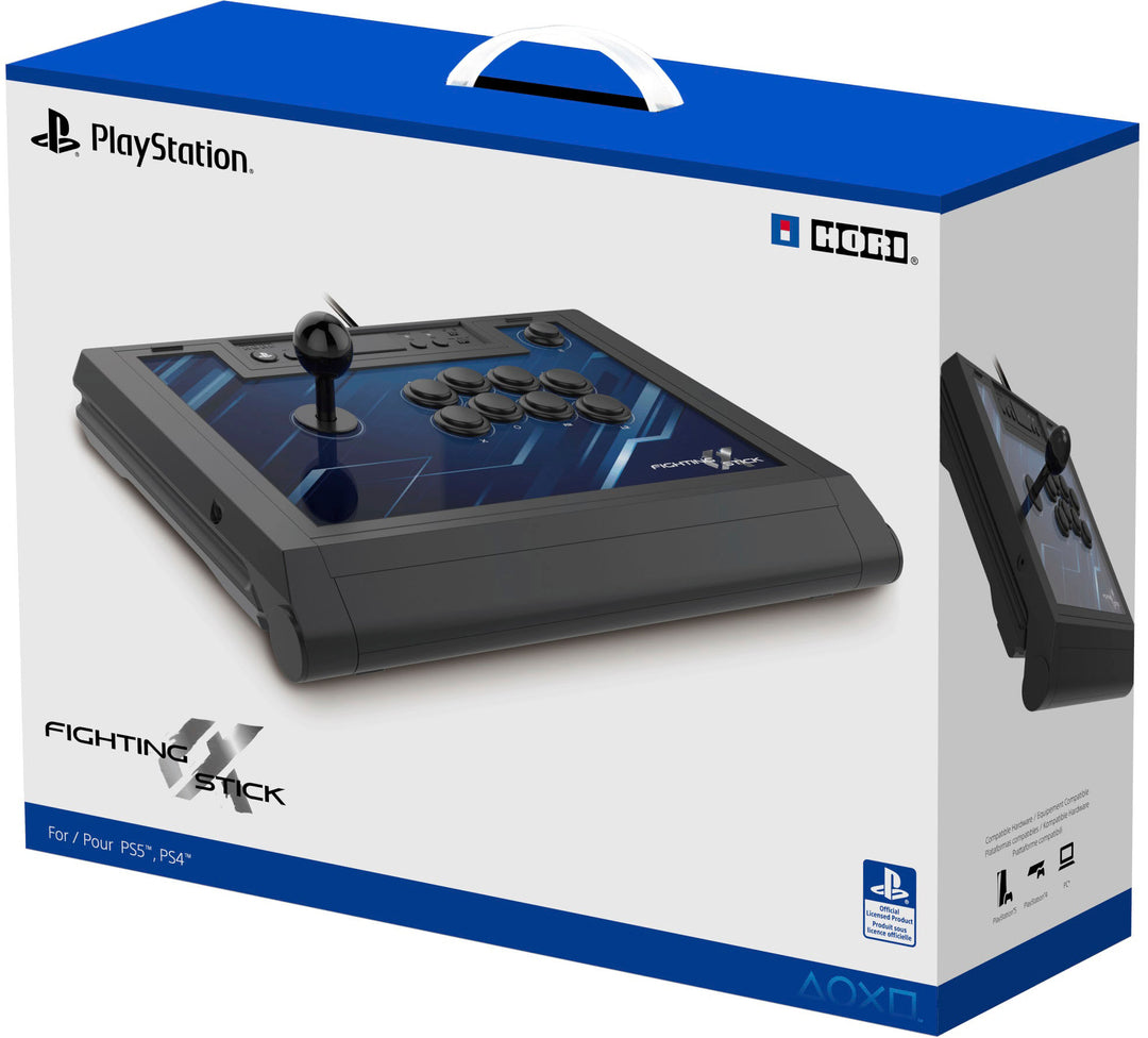 Hori - Fighting Stick Alpha - Tournament Grade Fightstick for Playstation 5 - Black_6