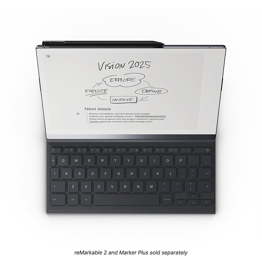 reMarkable - Type Folio - Tactile keyboard and sturdy protection for your paper tablet - Sepia Brown_0