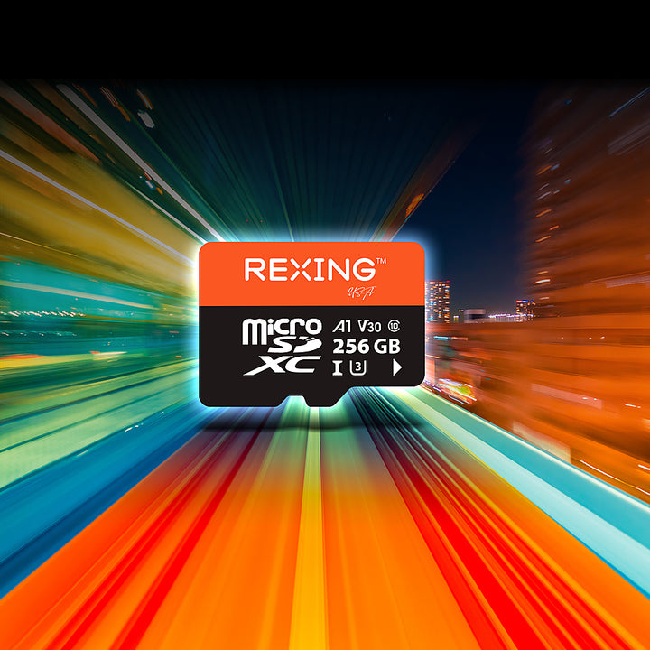 Rexing - 256GB MicroSDXC UHS-3 Full HD Video High Speed Transfer Monitoring SD Card with Adapter_5