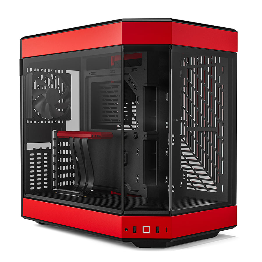 iBUYPOWER - HYTE ATX Y60 Computer Case - Red_0