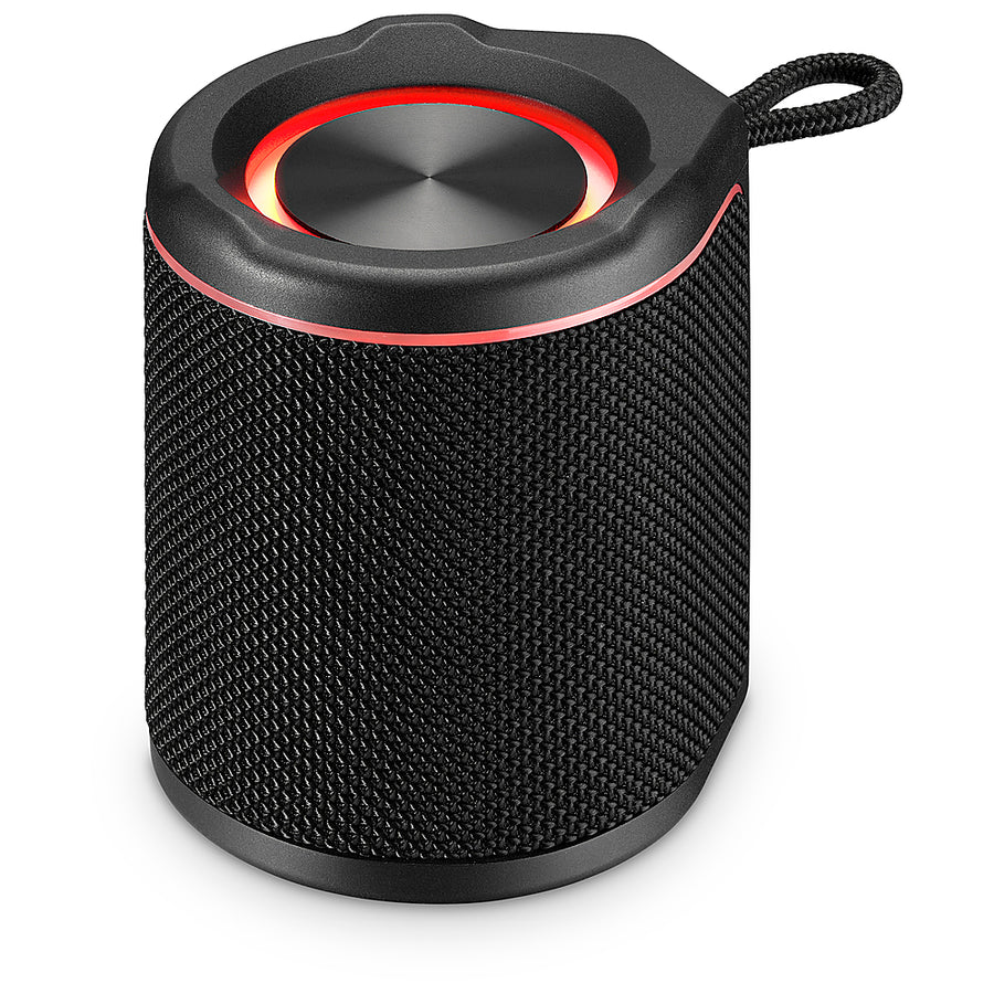 iLive - Light Up Wireless Waterproof Fabric Speaker - Black_0