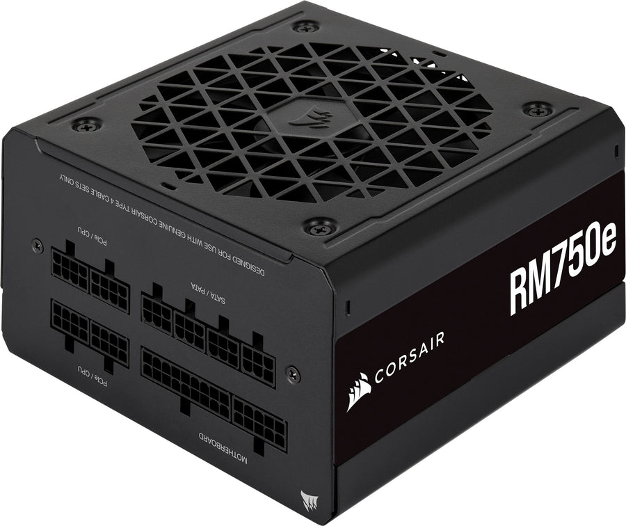 CORSAIR - RMe Series RM750e 80 PLUS Gold Fully Modular Low-Noise ATX 3.0 and PCIE 5.0 Power Supply - Black_0
