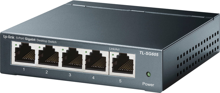 TP-Link - 5-Port 10/100/1000 Mbps Unmanaged Switch - Black_0