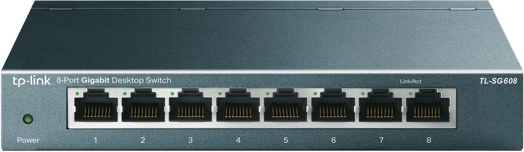 TP-Link - 8-Port 10/100/1000 Mbps Unmanaged Switch - Black_1