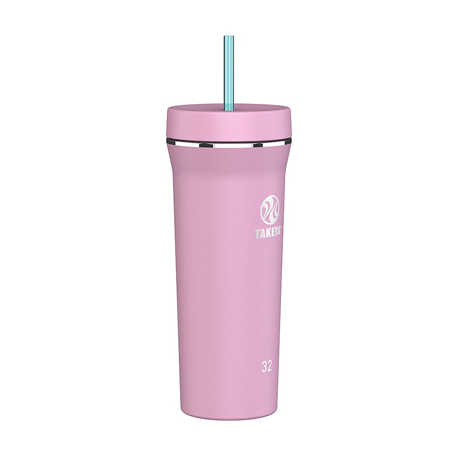 Takeya - 32oz Tumbler with Straw and Lid - Pink Lavender_0
