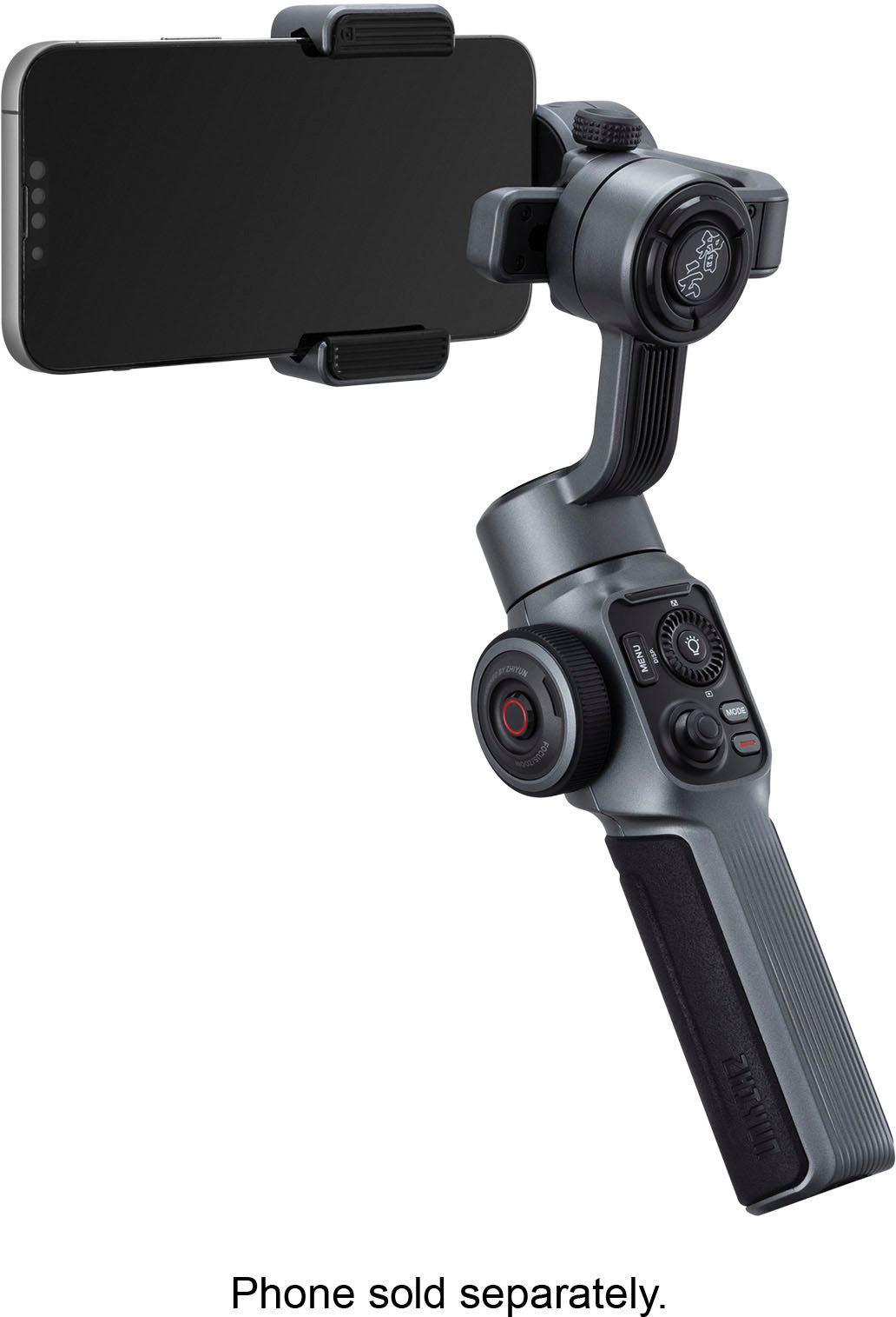 Zhiyun - Smooth 5S 3-Axis Gimbal Stabilizer Standard for Smartphones with detachable tri-pod stand - Gray_12