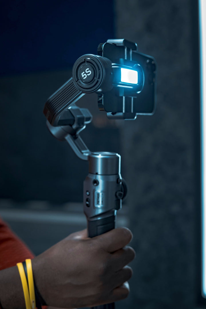 Zhiyun - Smooth 5S 3-Axis Gimbal Stabilizer Standard for Smartphones with detachable tri-pod stand - Gray_3