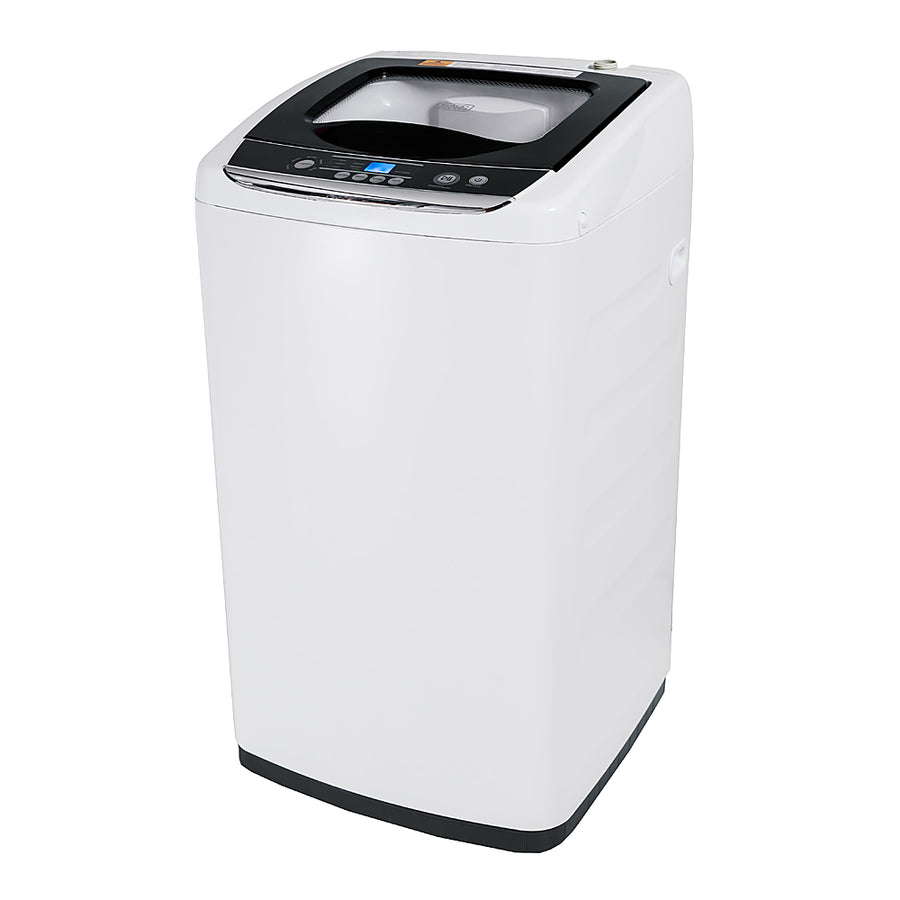 Black+Decker - BLACK+DECKER Small Portable Washer,Portable Washer 0.9 Cu. Ft. with 5 Cycles, Transparent Lid & LED Display - White_0