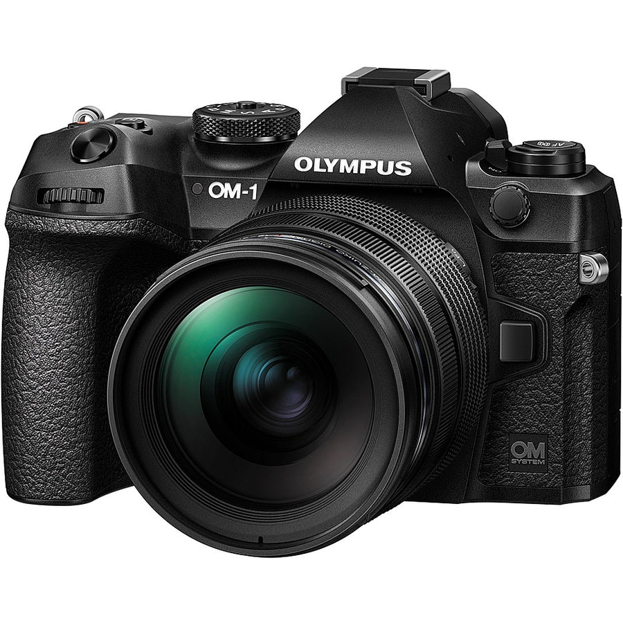 Olympus - OM SYSTEM OM-1 4K Video Mirrorless Camera with Lens - Black_0