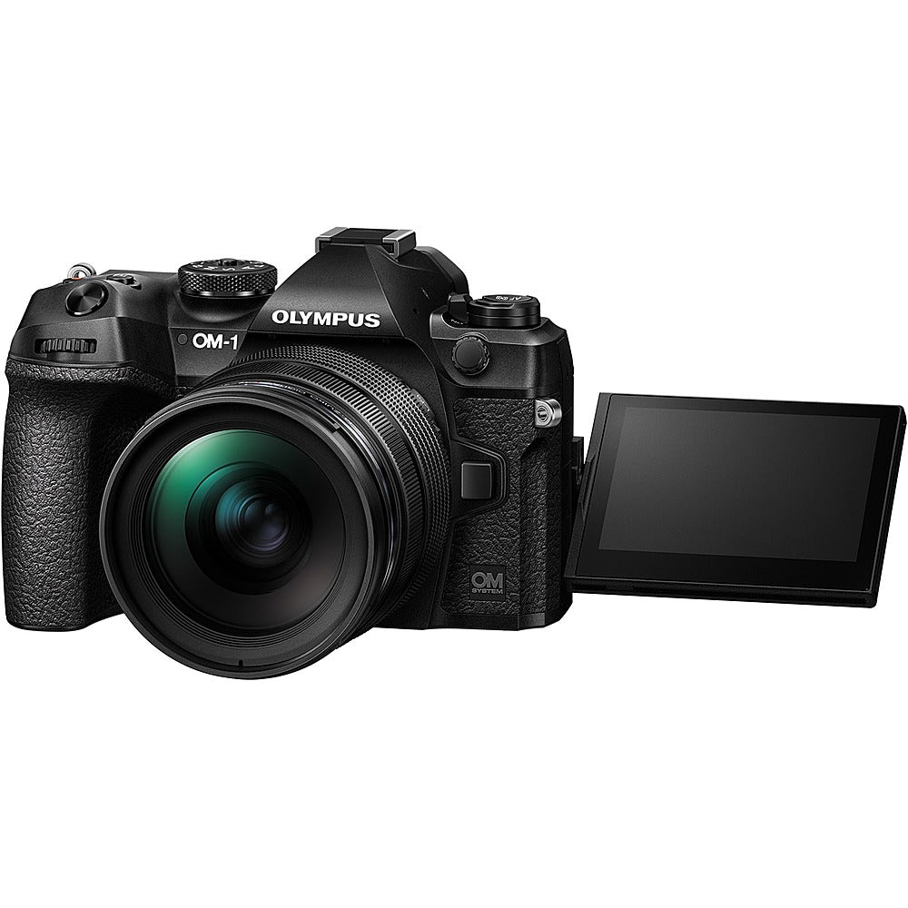 Olympus - OM SYSTEM OM-1 4K Video Mirrorless Camera with Lens - Black_2