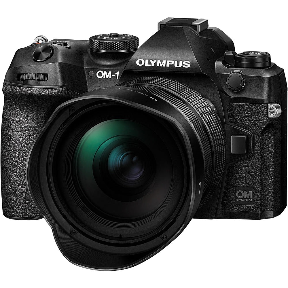 Olympus - OM SYSTEM OM-1 4K Video Mirrorless Camera with Lens - Black_1