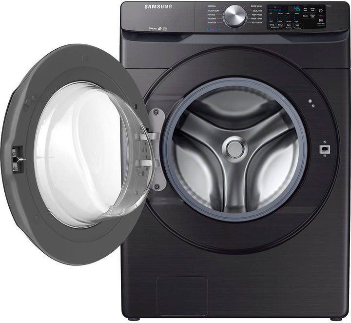 Samsung - 4.5 Cu. Ft. 10-Cycle High-Efficiency Front-Loading Washer with Steam - Black Stainless Steel_8