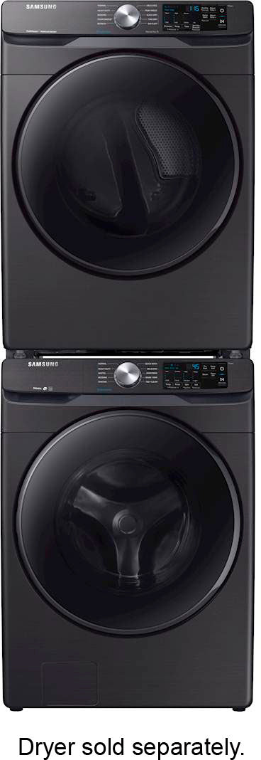 Samsung - 4.5 Cu. Ft. 10-Cycle High-Efficiency Front-Loading Washer with Steam - Black Stainless Steel_5