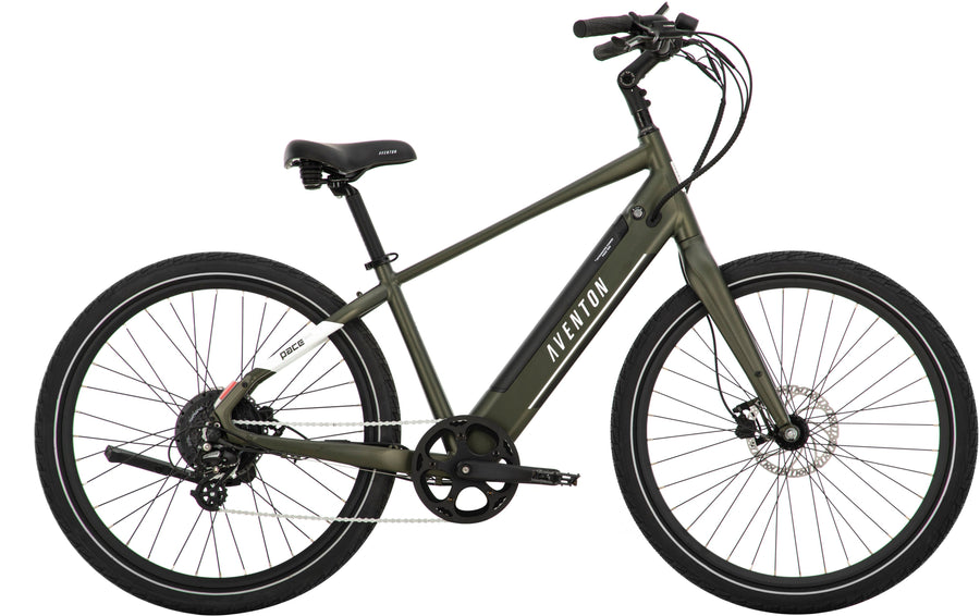 Aventon - Pace 500.3 Step-Over Ebike w/ up to 60 mile Max Operating Range and 28 MPH Max Speed - Large - Camoflauge_0