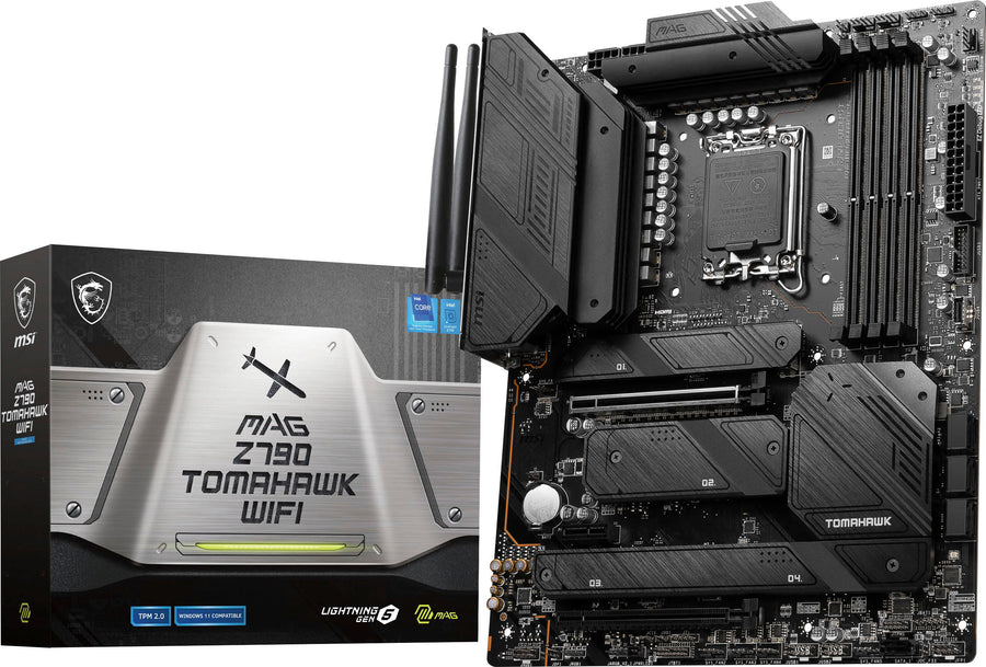 MSI - MAG Z790 TOMAHAWK WIFI (Socket 1700) USB 3.2 Intel Motherboard - Black_0