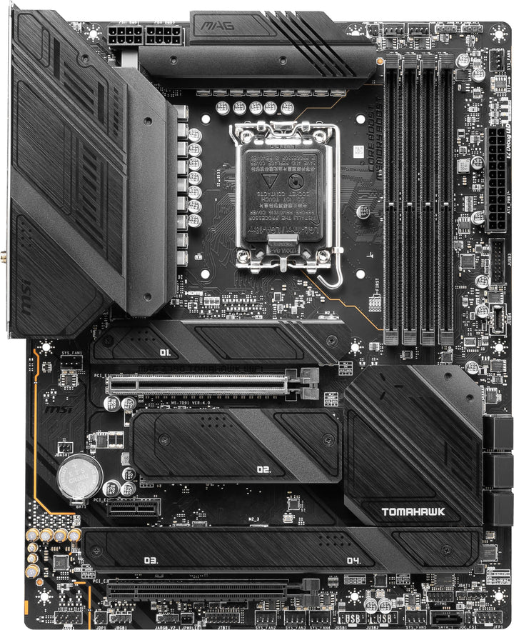 MSI - MAG Z790 TOMAHAWK WIFI (Socket 1700) USB 3.2 Intel Motherboard - Black_4