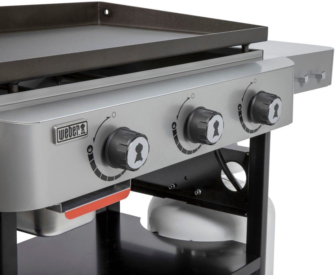 Weber - 28" Outdoor Gas Griddle - Black_11