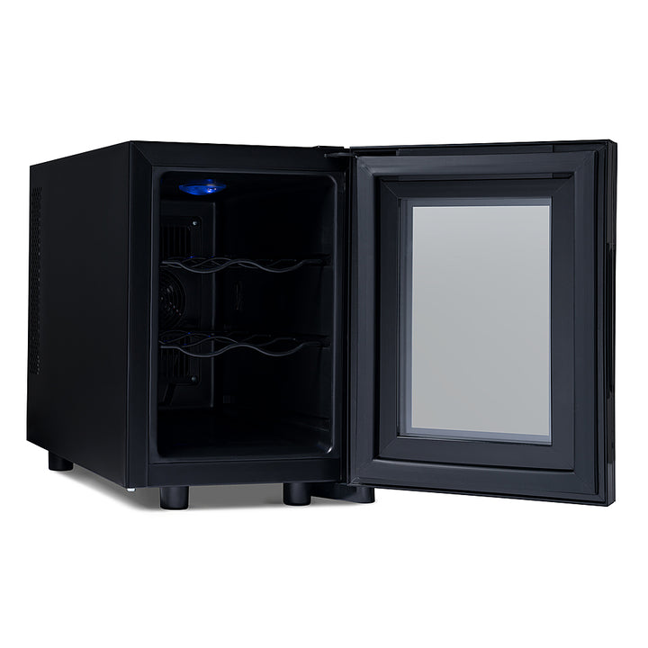 NewAir - Shadow T-Series 6-Bottle Wine Cooler with Triple-Layer Tempered Glass Door and Ultra-Quiet Thermoelectic Cooling_9