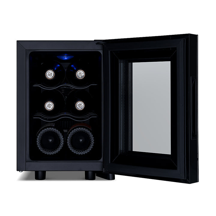 NewAir - Shadow T-Series 6-Bottle Wine Cooler with Triple-Layer Tempered Glass Door and Ultra-Quiet Thermoelectic Cooling_6