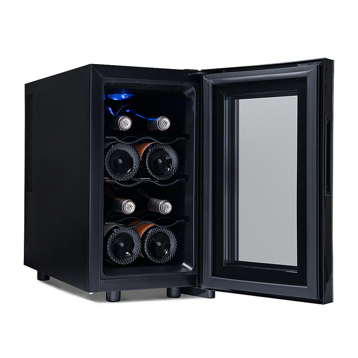 NewAir - Shadow T-Series 8-Bottle Wine Cooler with Triple-Layer Tempered Glass Door and Ultra-Quiet Thermoelectic Cooling_9