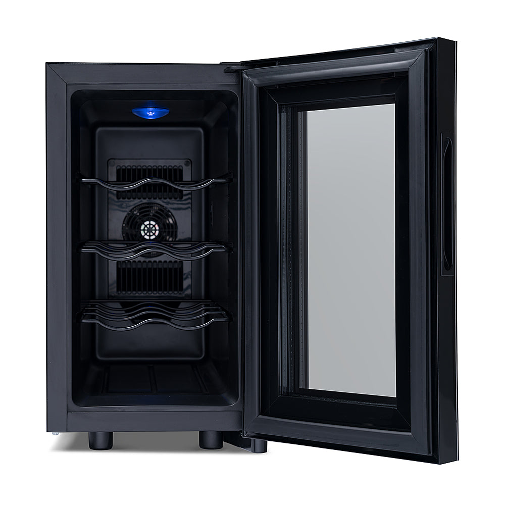 NewAir - Shadow T-Series 8-Bottle Wine Cooler with Triple-Layer Tempered Glass Door and Ultra-Quiet Thermoelectic Cooling_5