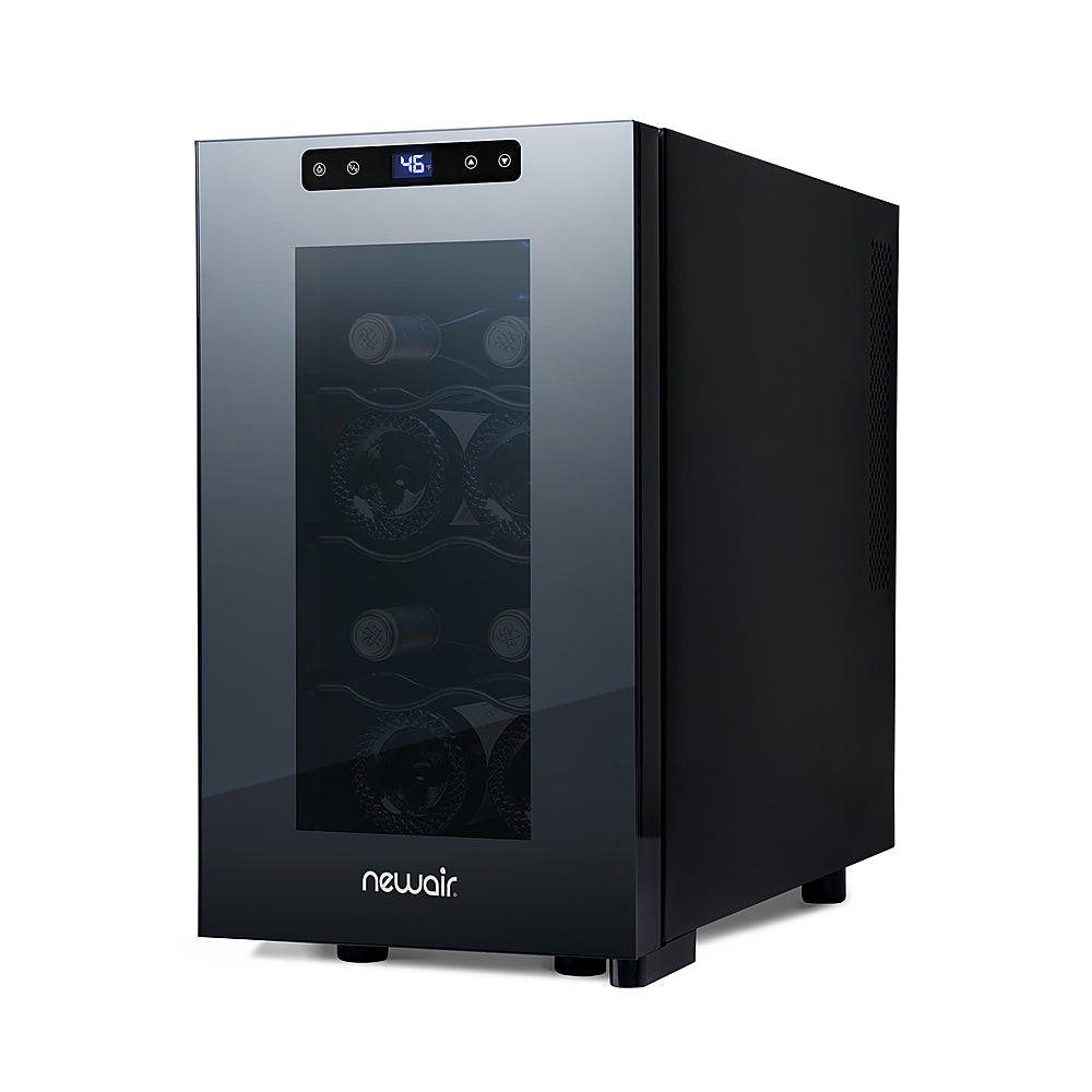 NewAir - Shadow T-Series 8-Bottle Wine Cooler with Triple-Layer Tempered Glass Door and Ultra-Quiet Thermoelectic Cooling_4
