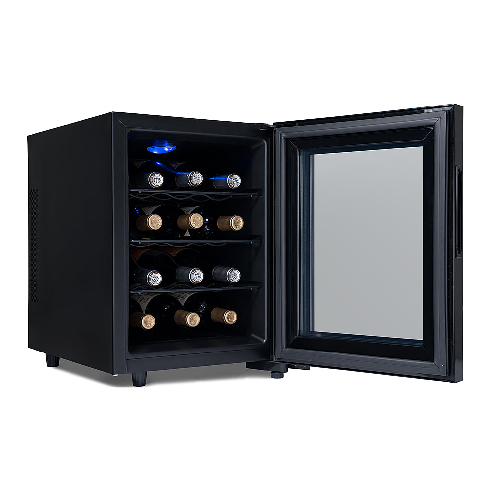 NewAir - Shadow T-Series 12-Bottle Wine Cooler with Triple-Layer Tempered Glass Door and Ultra-Quiet Thermoelectic Cooling_8