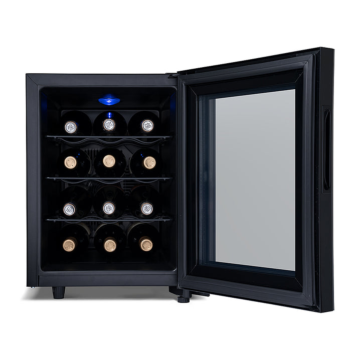 NewAir - Shadow T-Series 12-Bottle Wine Cooler with Triple-Layer Tempered Glass Door and Ultra-Quiet Thermoelectic Cooling_6