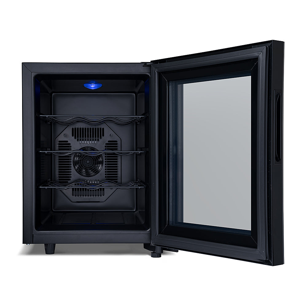 NewAir - Shadow T-Series 12-Bottle Wine Cooler with Triple-Layer Tempered Glass Door and Ultra-Quiet Thermoelectic Cooling_5
