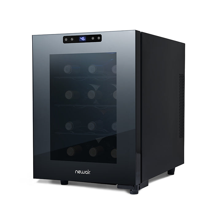 NewAir - Shadow T-Series 12-Bottle Wine Cooler with Triple-Layer Tempered Glass Door and Ultra-Quiet Thermoelectic Cooling_3