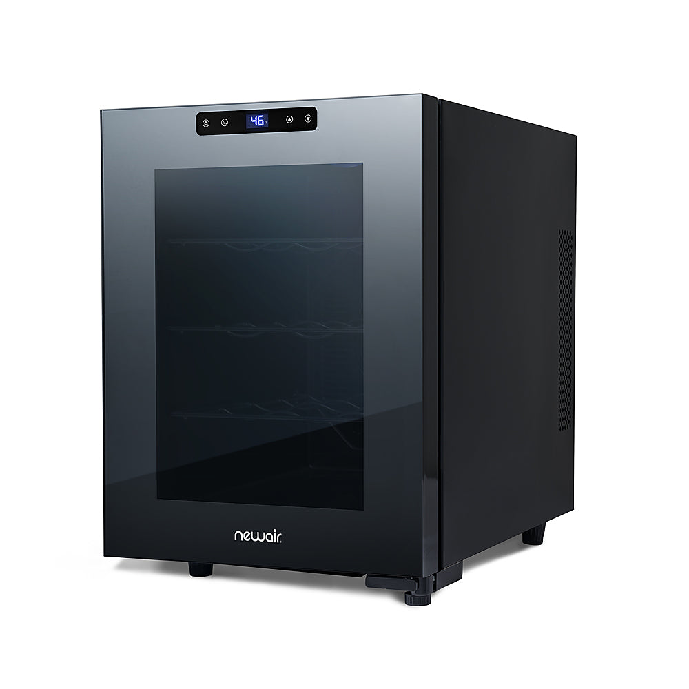 NewAir - Shadow T-Series 12-Bottle Wine Cooler with Triple-Layer Tempered Glass Door and Ultra-Quiet Thermoelectic Cooling_4