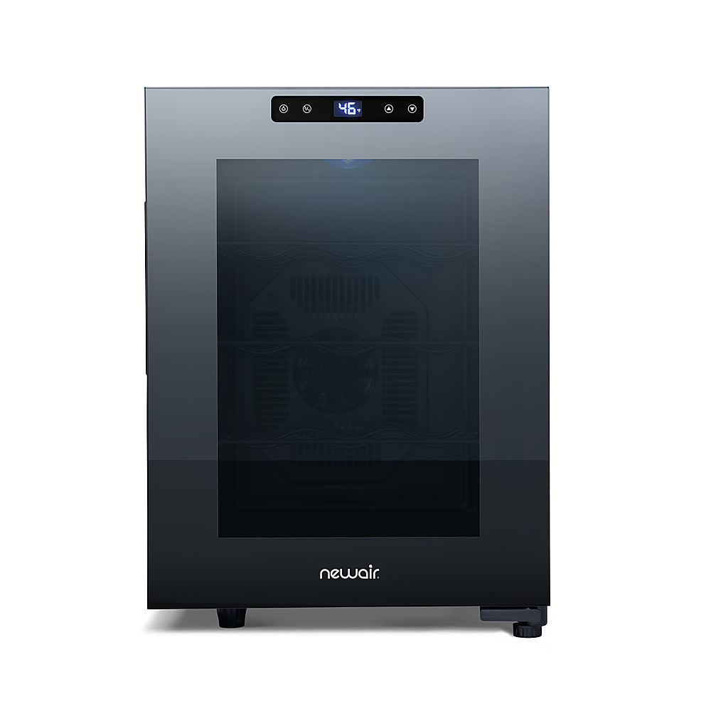 NewAir - Shadow T-Series 12-Bottle Wine Cooler with Triple-Layer Tempered Glass Door and Ultra-Quiet Thermoelectic Cooling_2