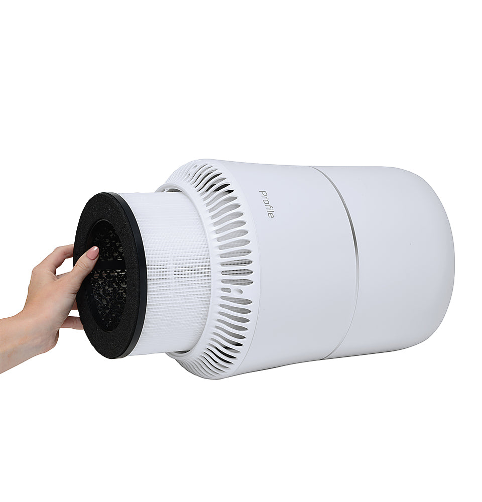 Profile - 92 Sq. Ft Carbon Filter Air Purifier - Eggshell White_9