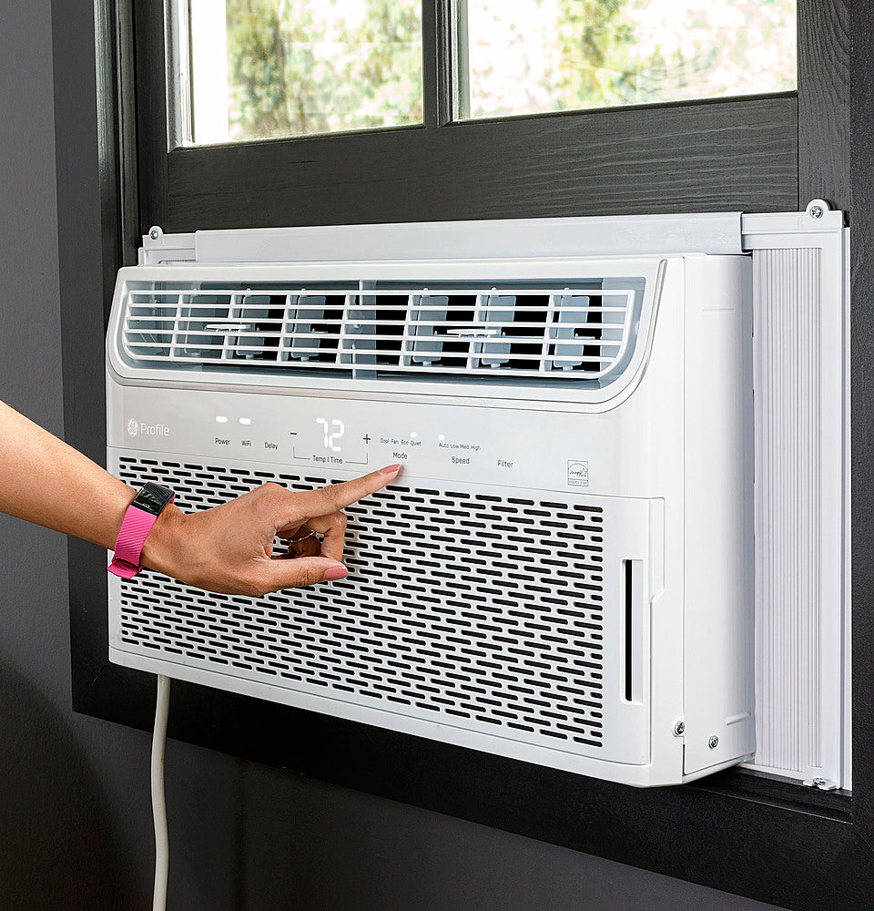 GE Profile - 450 Sq Ft 10,000 BTU Smart Ultra Quiet Air Conditioner - White_1