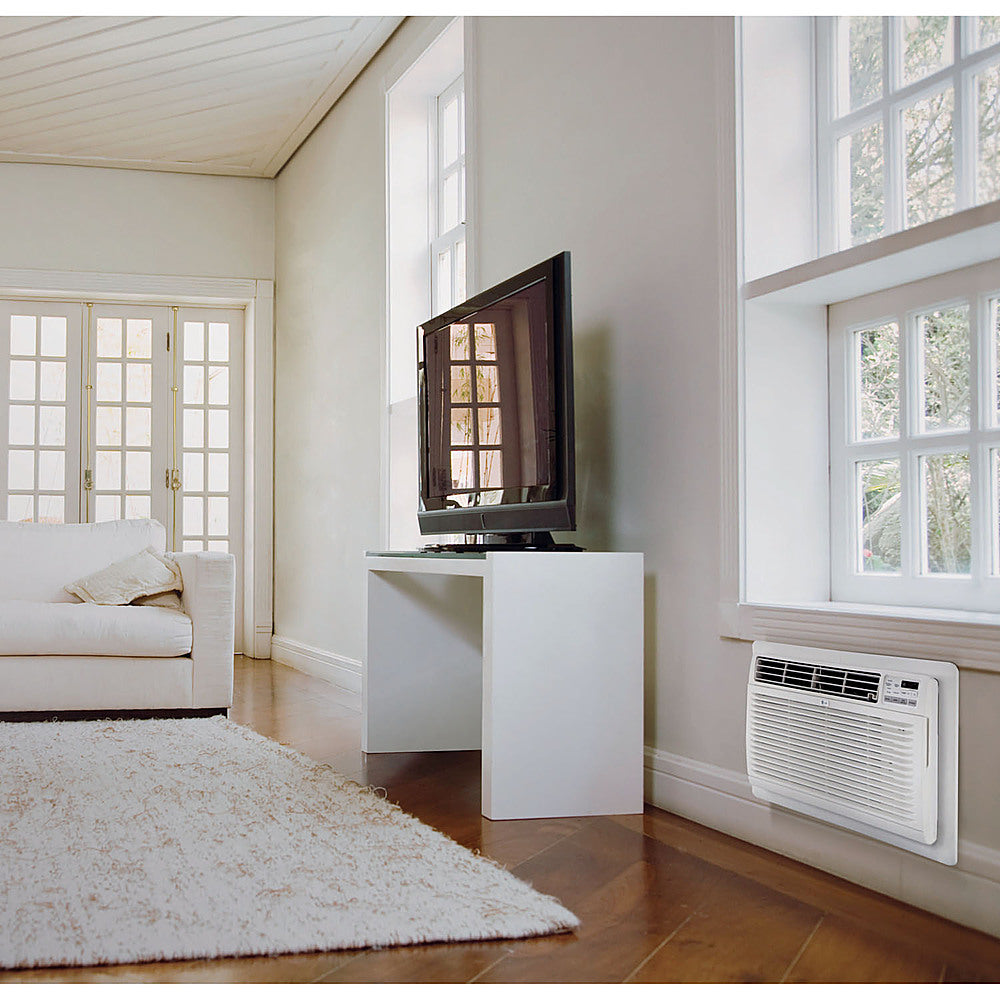 LG - 550 Sq. Ft. 11,500 BTU In Wall Air Conditioner - White_1