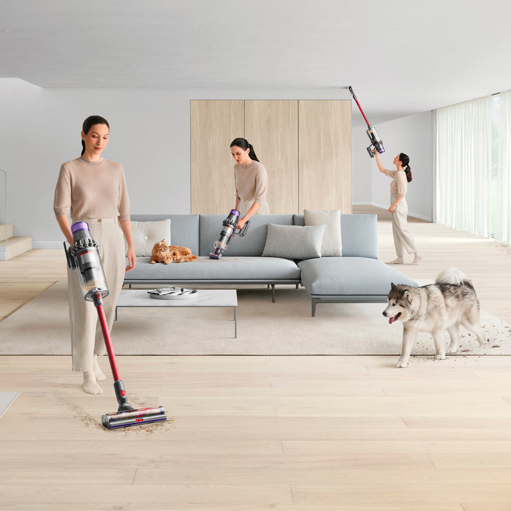 Dyson - Outsize Cordless Vacuum - Nickel/Red_1