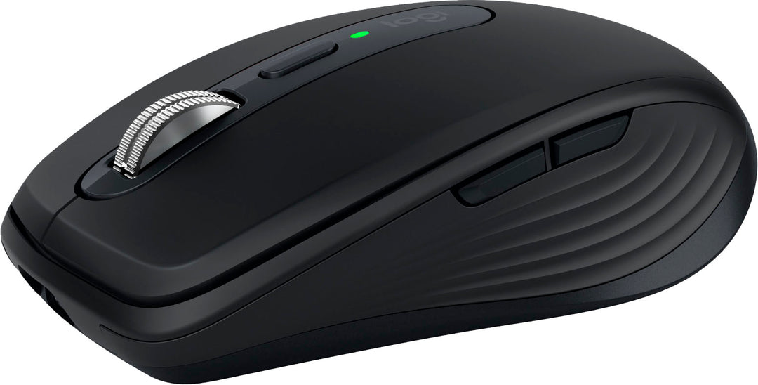 Logitech - MX Anywhere 3S Wireless Bluetooth Fast Scrolling Mouse with Programmable Buttons - Black_0