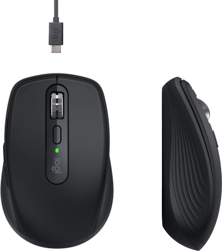 Logitech - MX Anywhere 3S Wireless Bluetooth Fast Scrolling Mouse with Programmable Buttons - Black_4